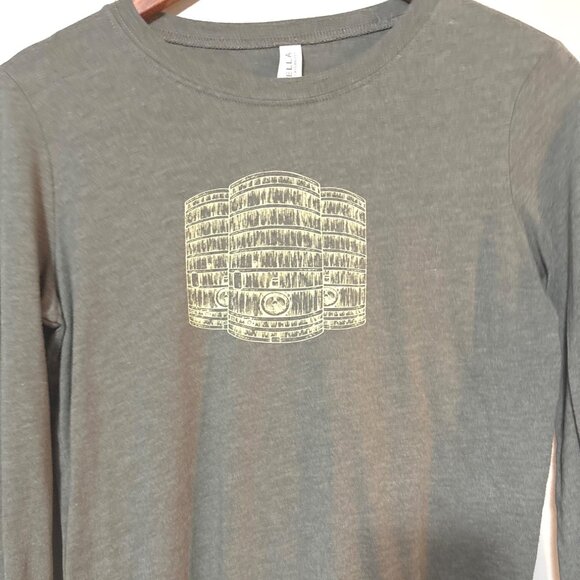 Wicked Weed Funkatorium Long Sleeve Shirt S Bella+Canvas Green Crewneck USA - Picture 3 of 8